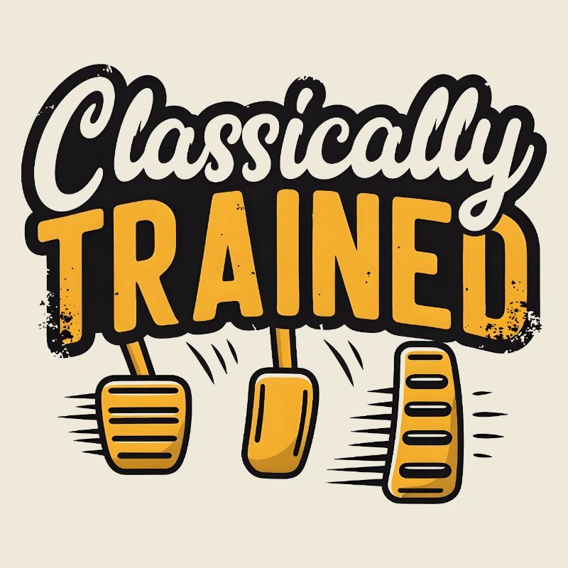 Classically Trained Manual Car Driver Pedals