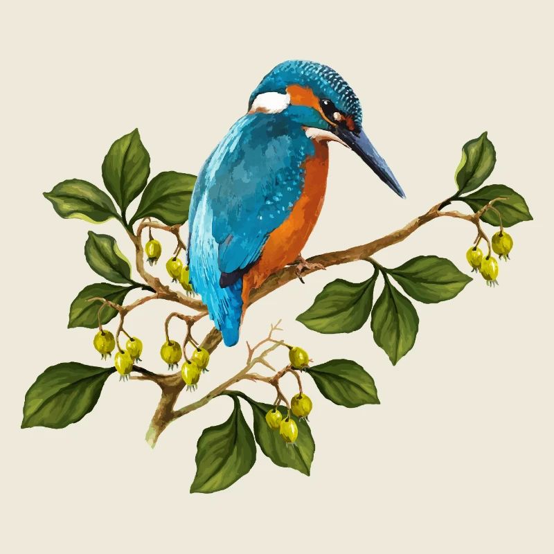 Bunter Vogel