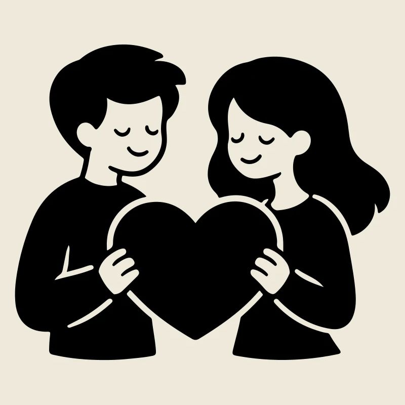 In Love Couple Heart