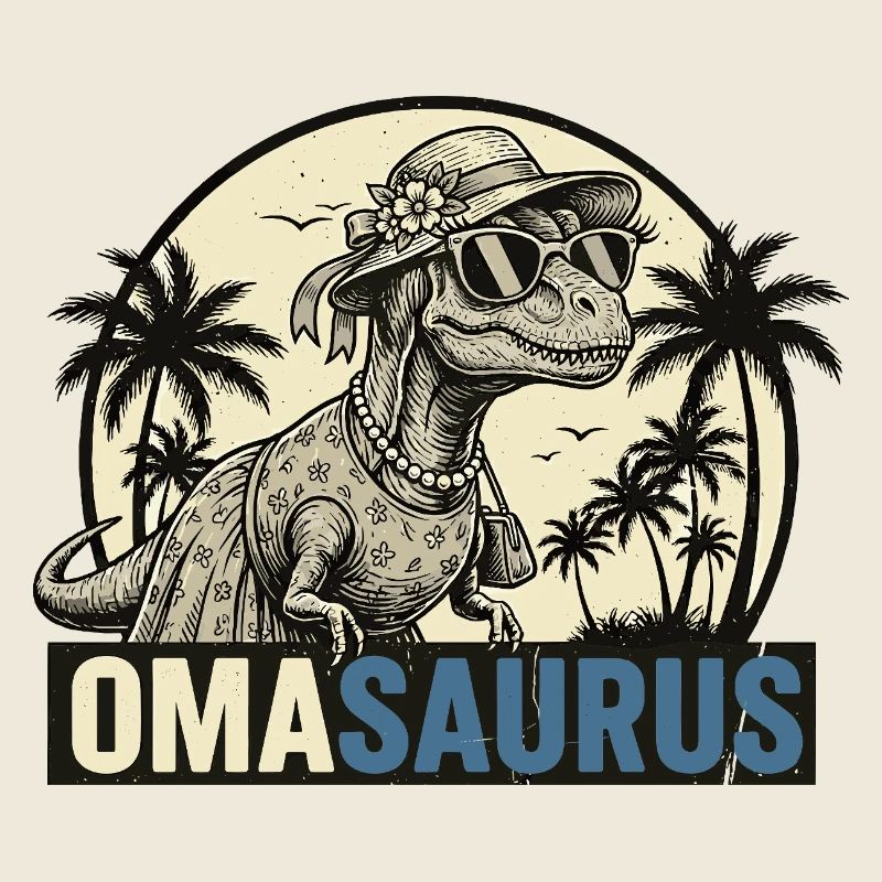 Omasaurus Rex – Funny Granny Dinosaur Gift