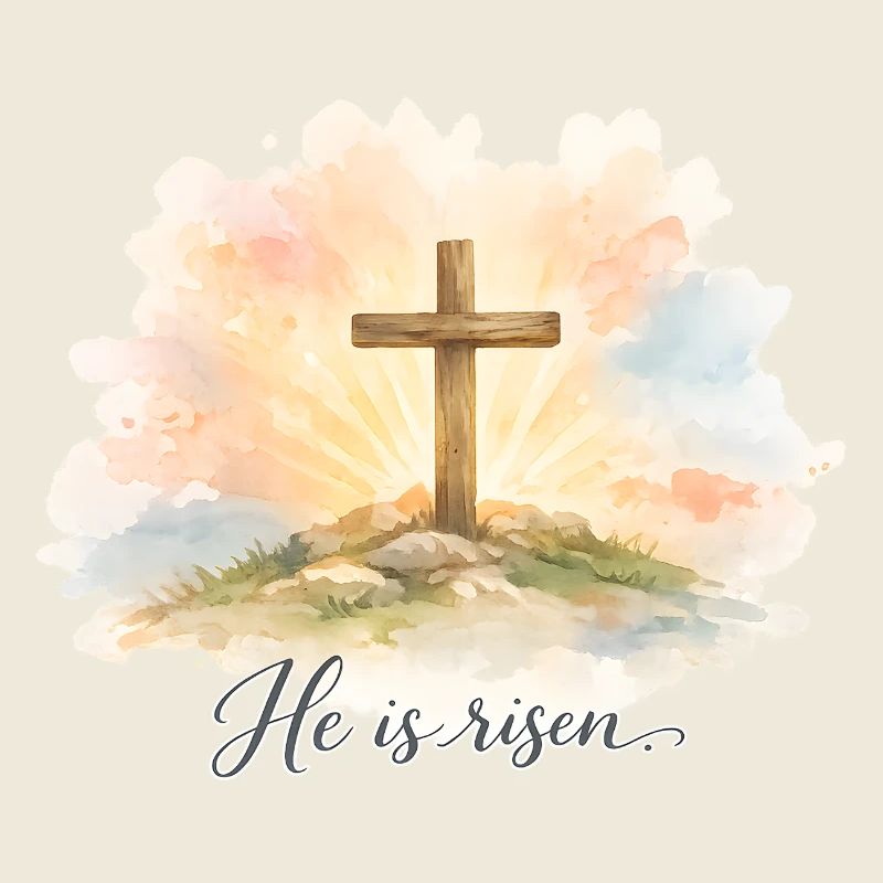 Resurrection He is Risen Easter Jesus