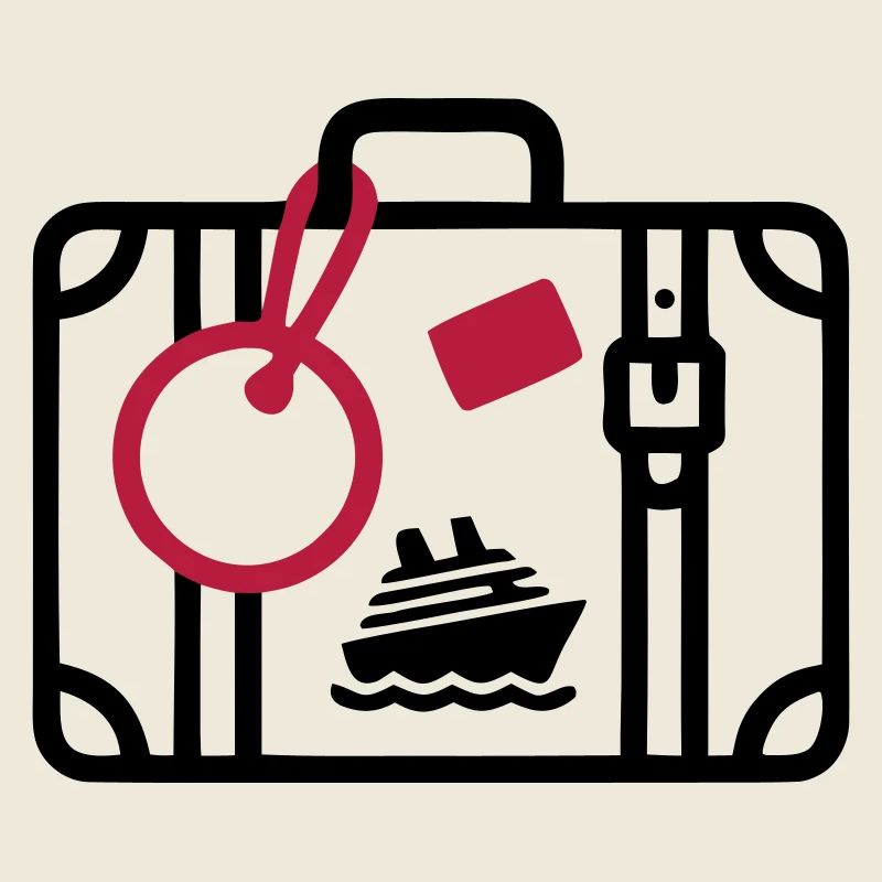 Koffer Reise Kreuzfahrt Urlaub