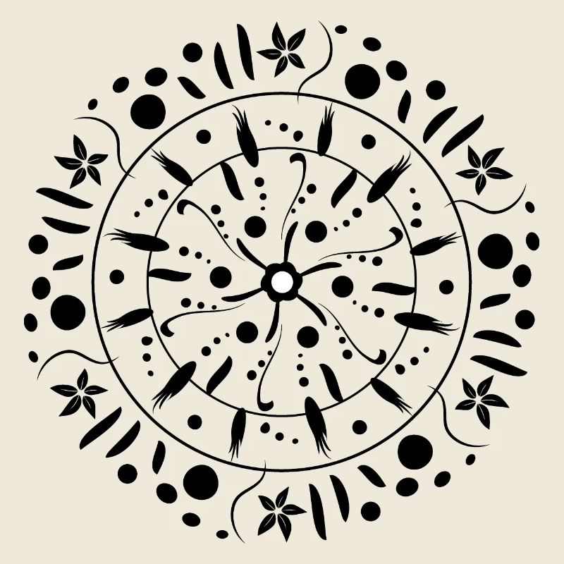 Grain Circle Pattern Gift Idea