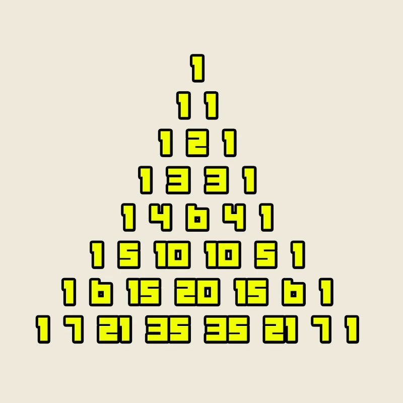 Le triangle de Pascal