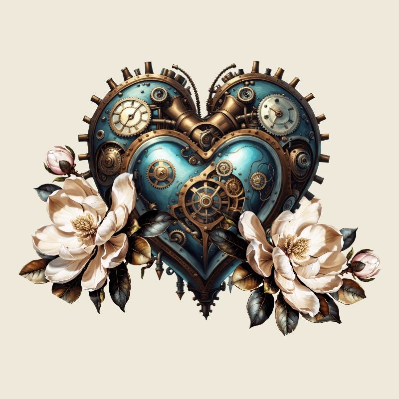 Wunderbares Steampunk-Herz