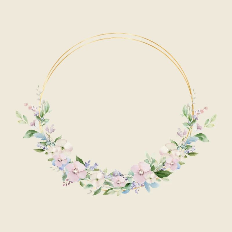 Spring Wreath - Personalizable