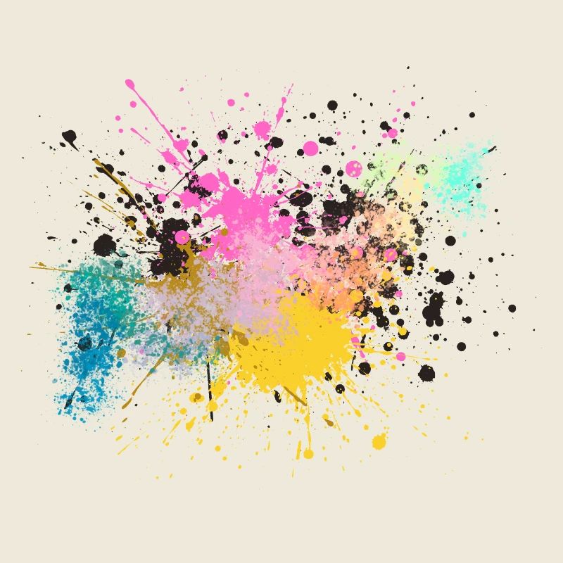 Conception colorée d’éclaboussures de peinture
