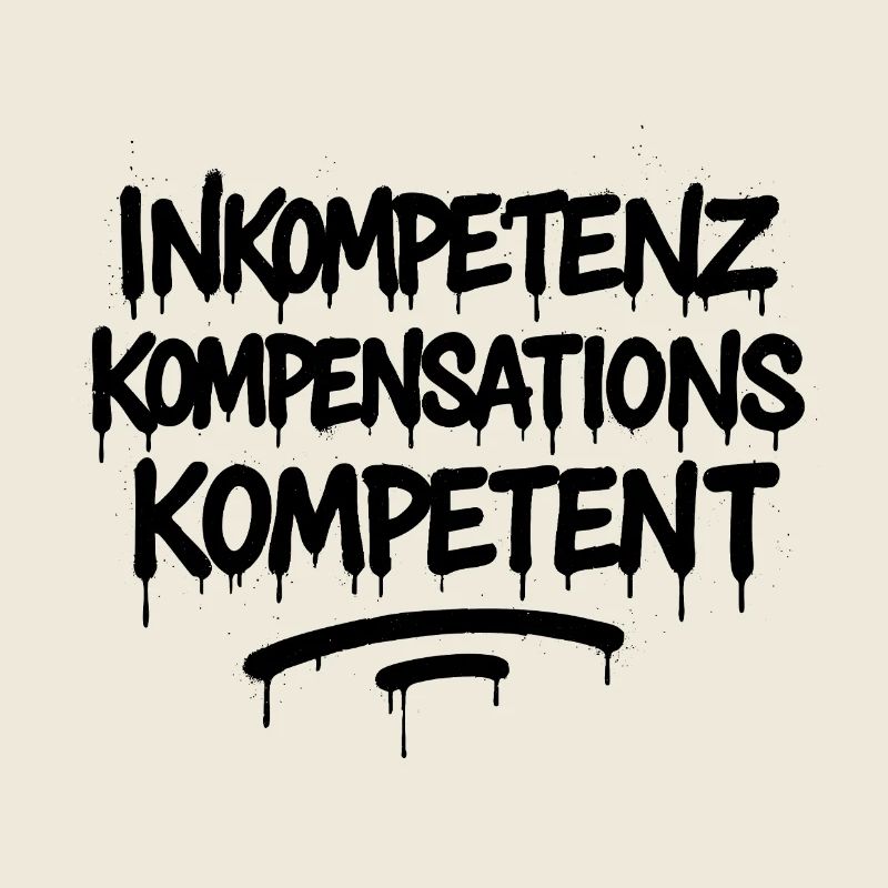 Inkompetenz Kompensations Kompetenz – Büro Spruch
