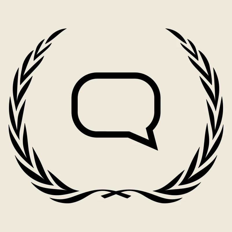 Speech bubble wreath