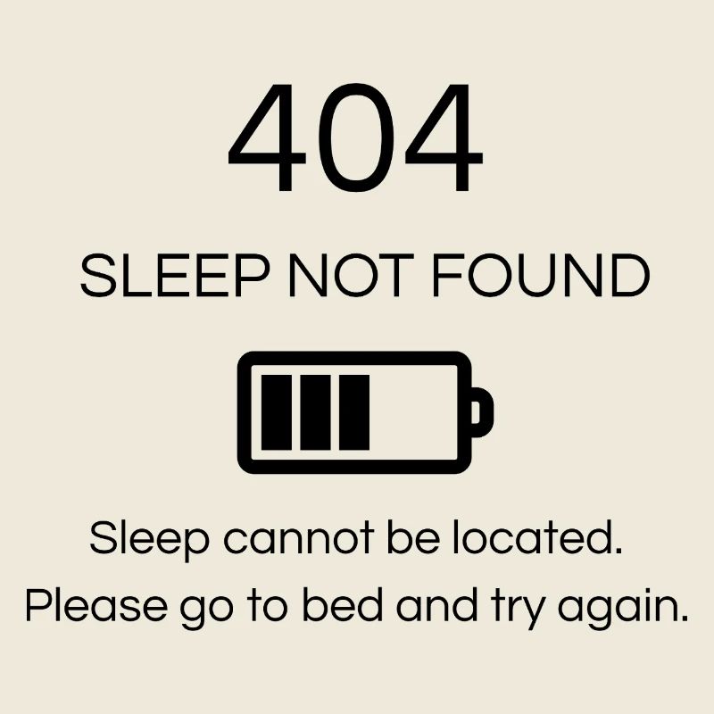 404 Sleep not found