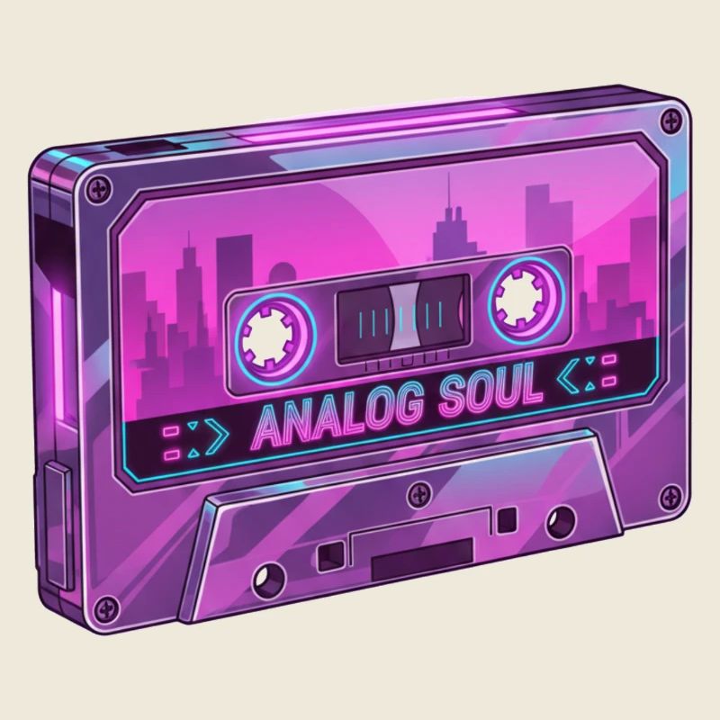 Retro Analog Soul Chrome Cassette Synthwave
