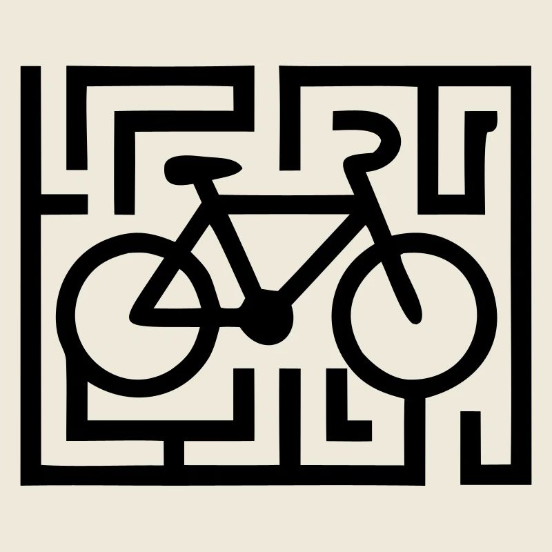 Puzzles difficiles dans le labyrinthe vélo