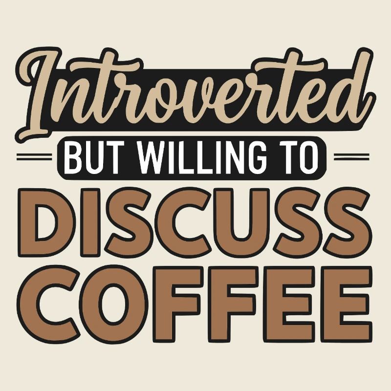 Introvertiert, aber bereit, über Kaffee zu sprechen
