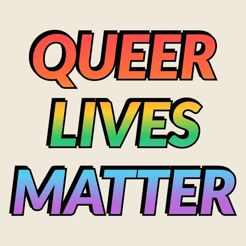 Queer Lives Matter Rainbow