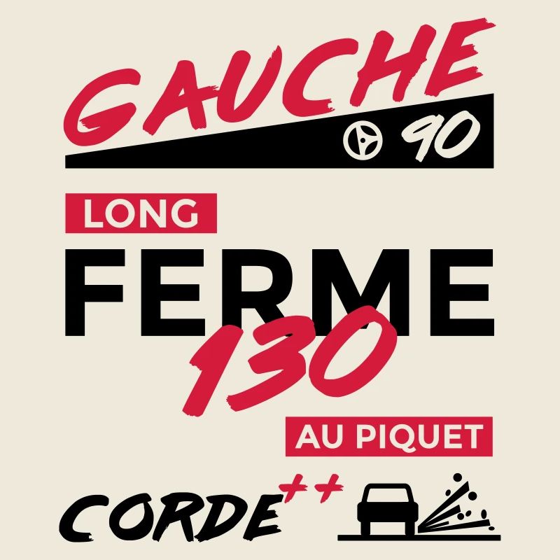 Notes Rallye - Gauche 90 long