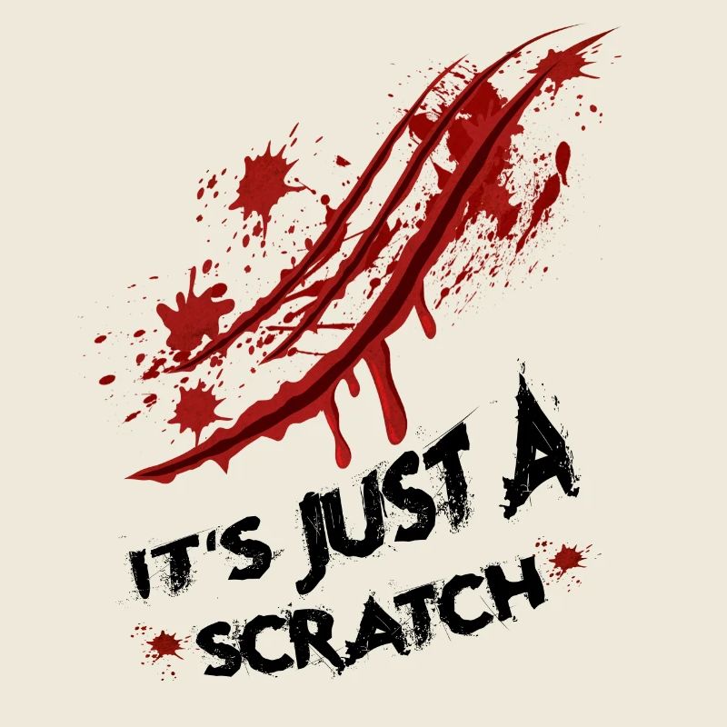 Nur ein Kratzer - Just a scratch