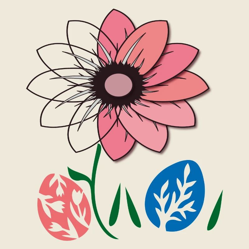 Fleur aux œufs de Pâques, Joyeuses Pâques