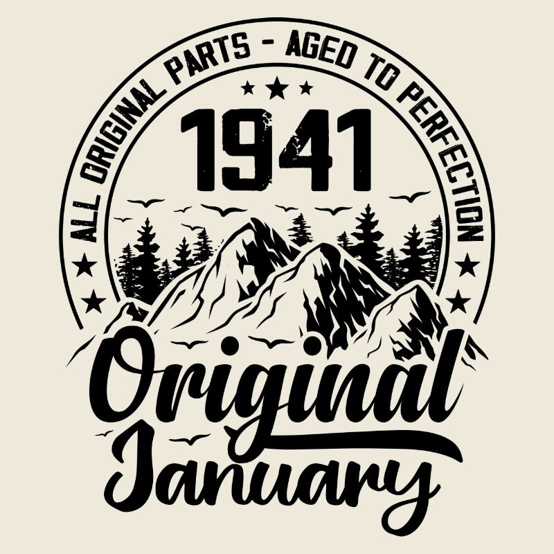 1941 Januar Original Geschenk zum 83-jährigen Jubiläum