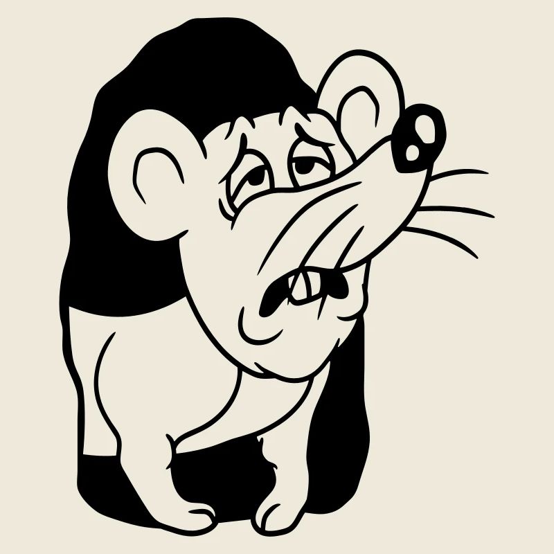 Mouse Hole Exhausted Work Get Up Tired Morning