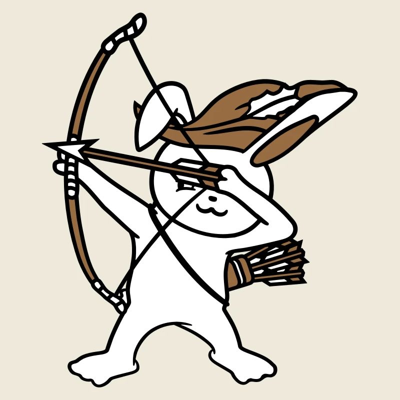 Rabbit Archer Medieval Arrow Bow Shooting