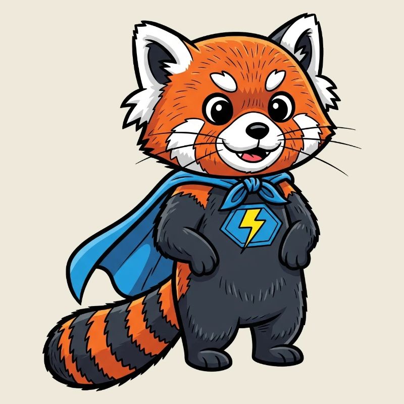 Conception de chaton de super-héros