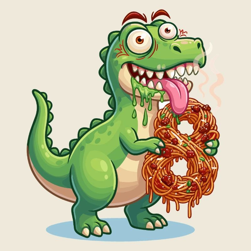 Dino numéro 8 pour son 8e anniversaire de dinosaure