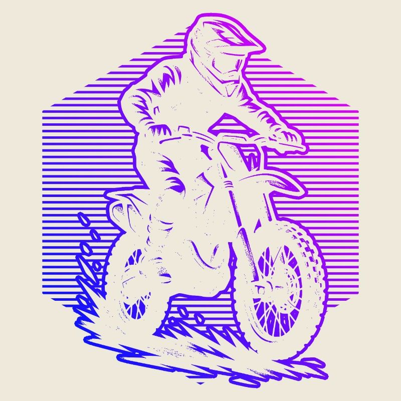 Conception compacte du motocross