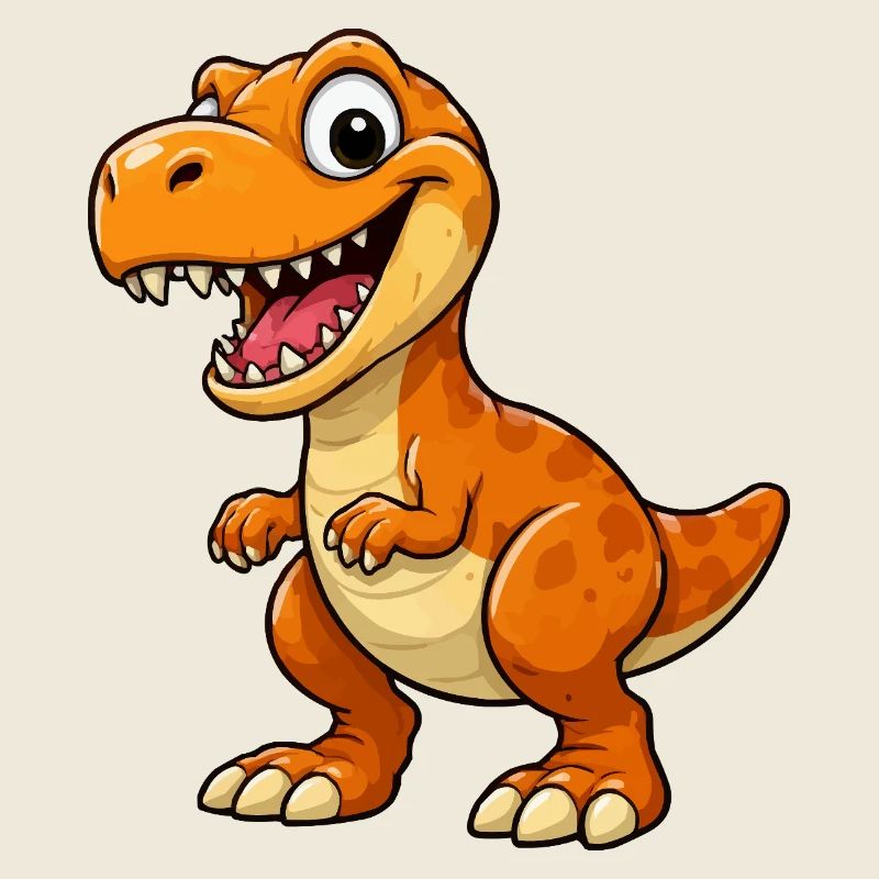 T-Rex de dessins animés Dino drôles