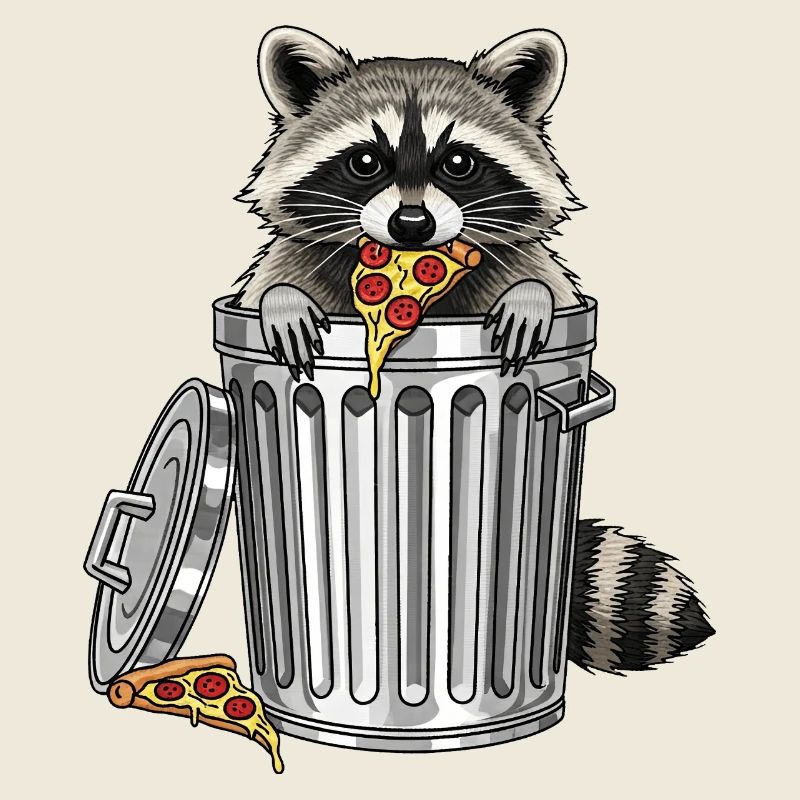 Waschbär-Pizza-Dash