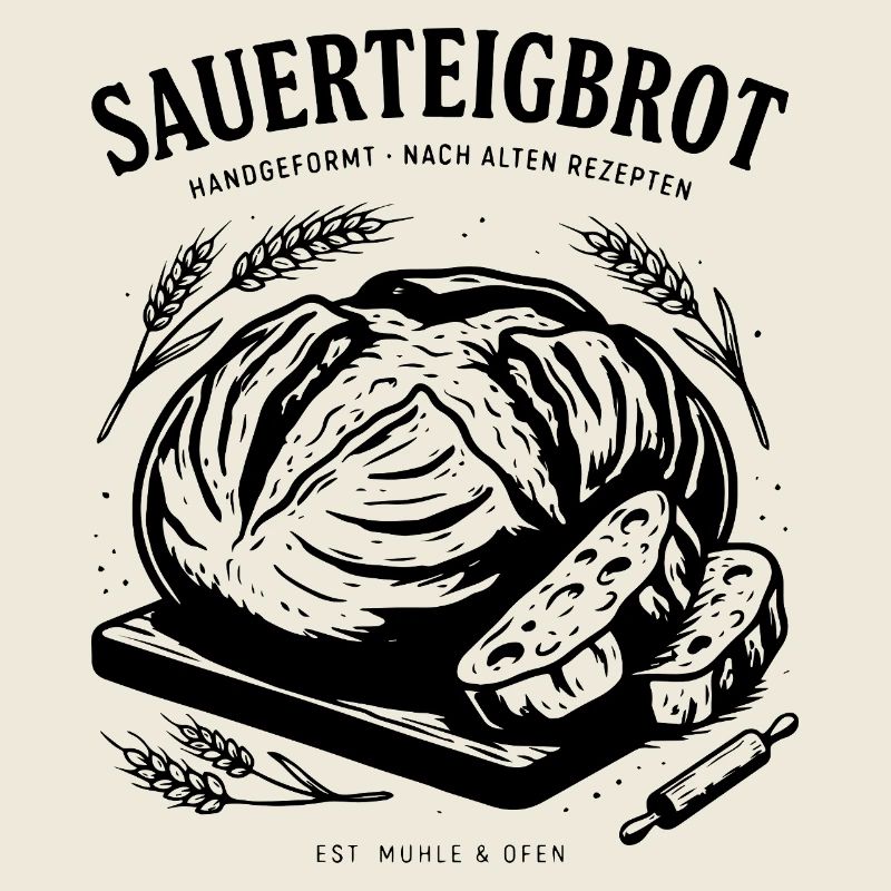 Sauerteigbrot Backen Bäcker Getreide Handgeformt