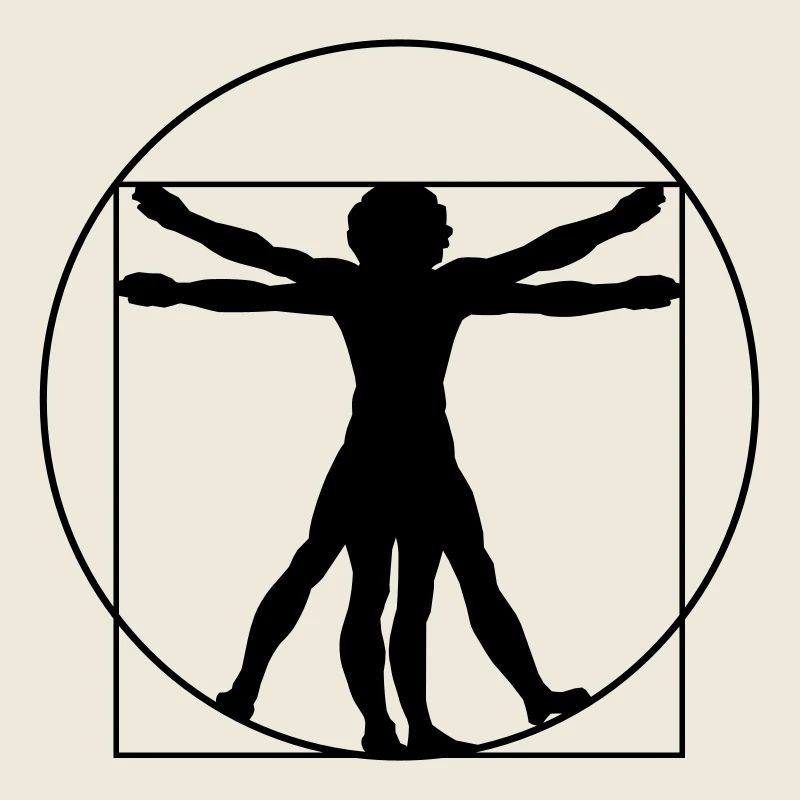 Vitruvian Man von Leonardo Da Vinci