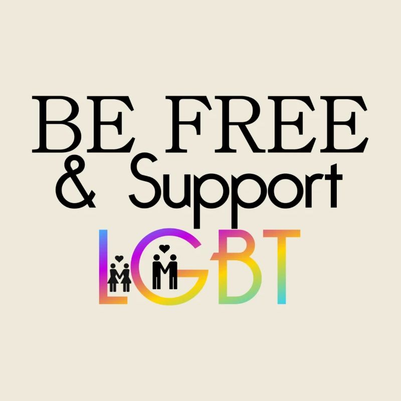 Be Free & Support LGBT Geschenk