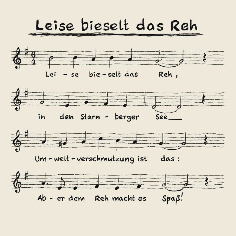 Leise bieselt das Reh