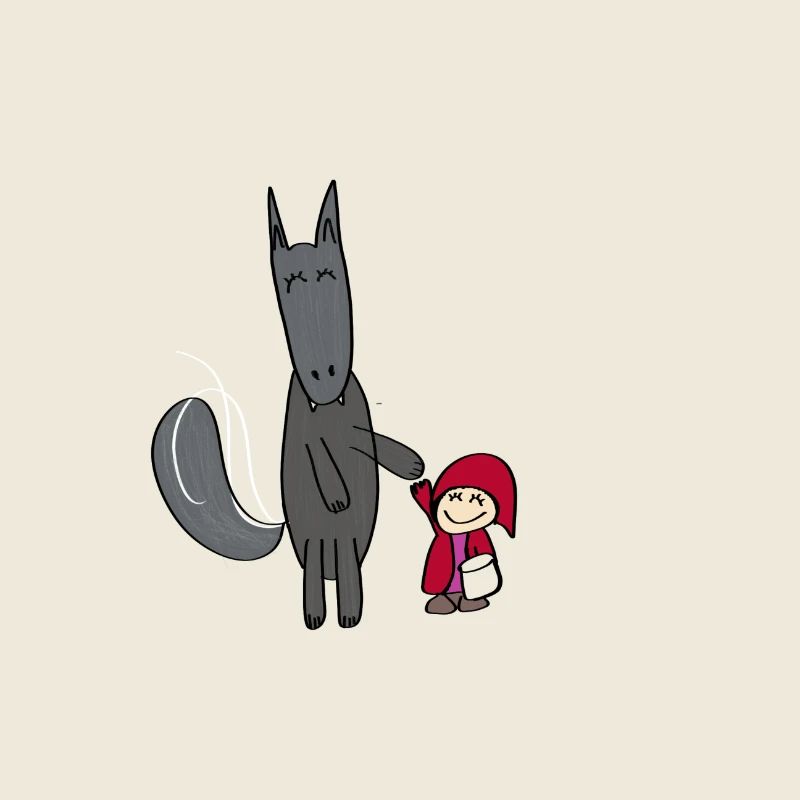 Der Wolf und Rotkäppchen