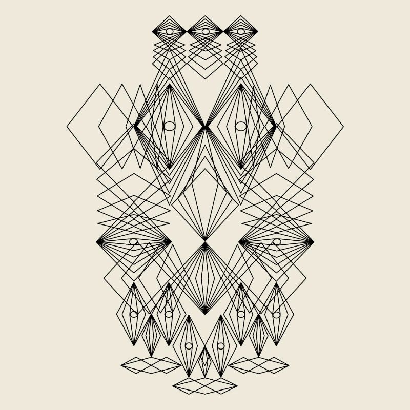 Abstract Faces Drawing Crazy Art