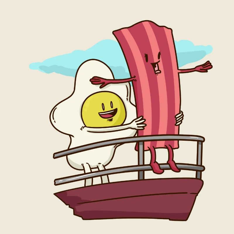 Bacon und Eier Titanic