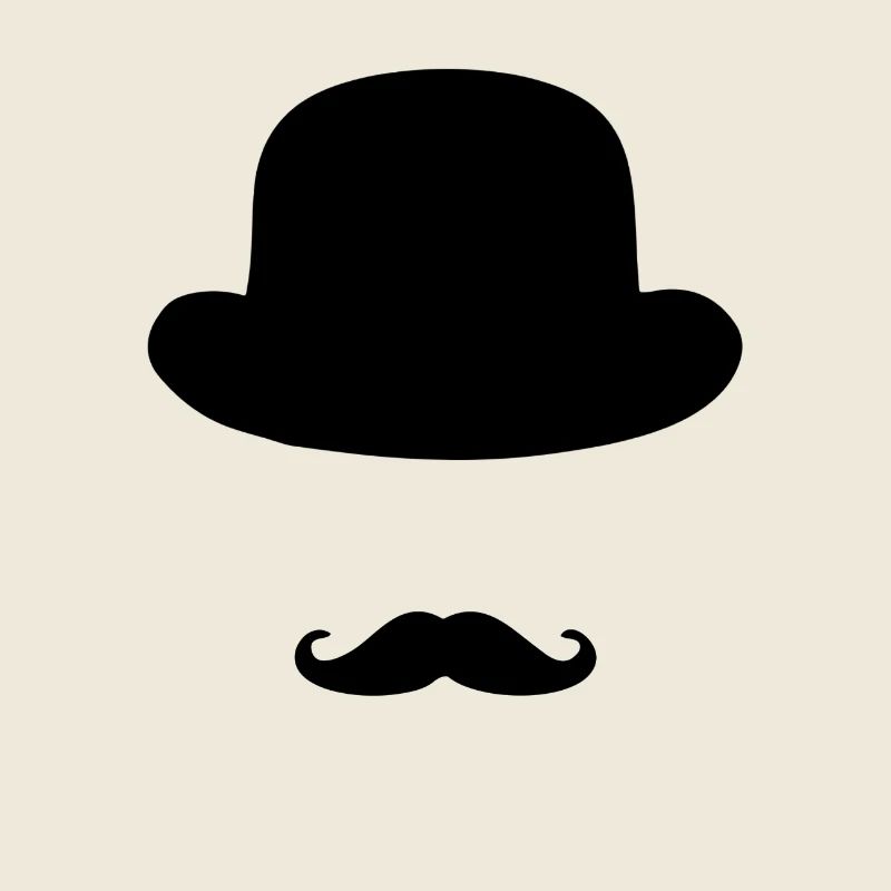 mustache hat