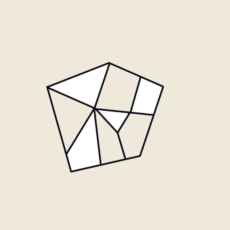 Cooles Fünfeck. Geschenck Idee