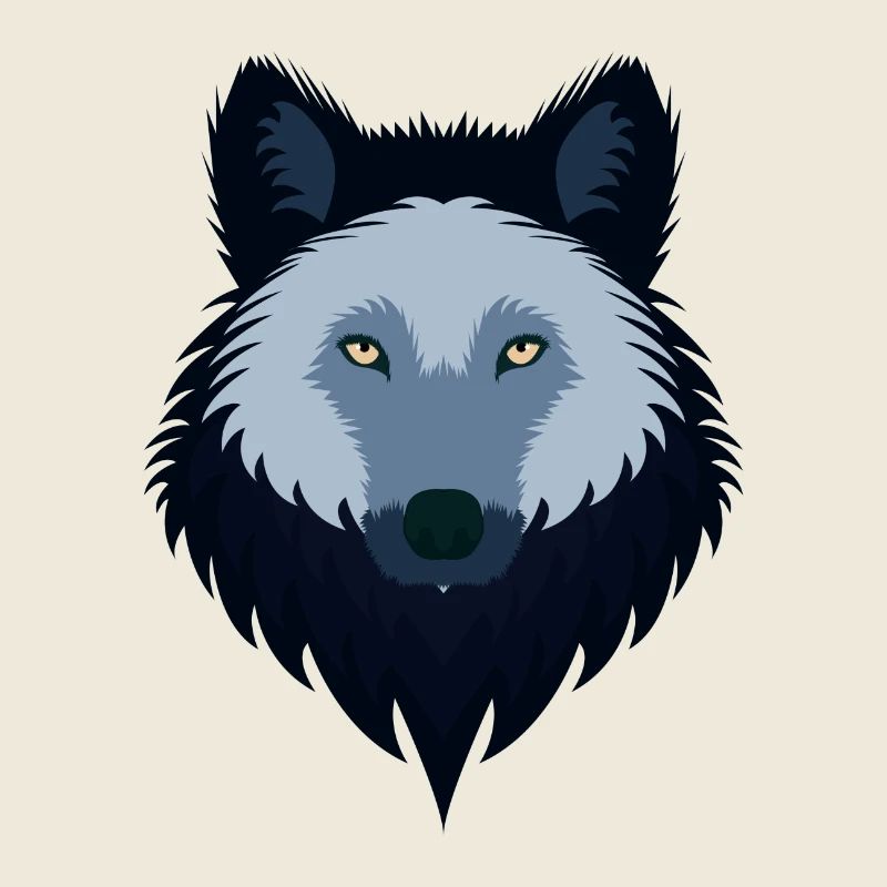 Weiblicher blauer Wolf