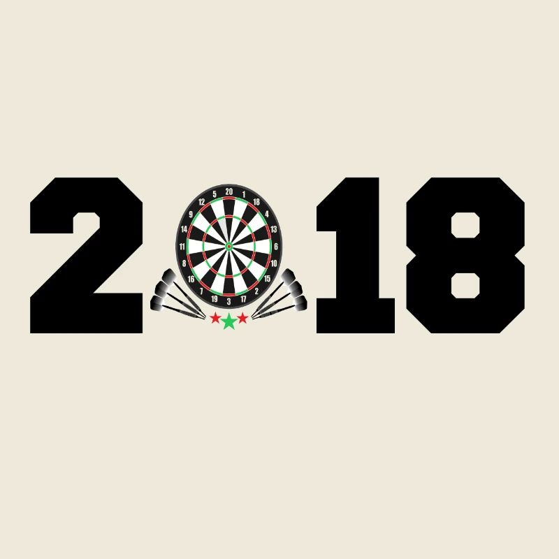 Geschenk 2018 Neujahr dart darts darter