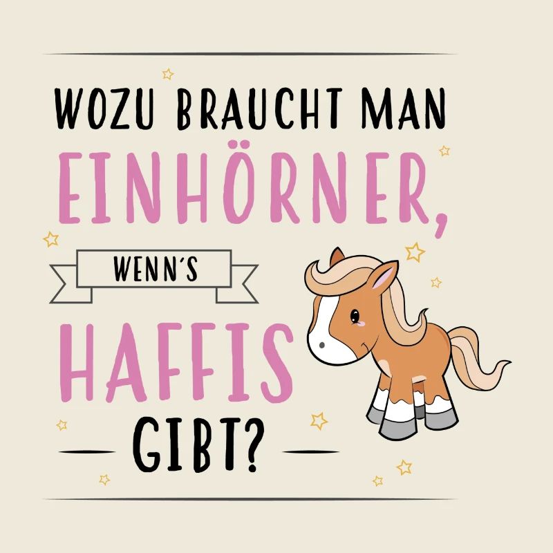 Wozu Einhörner Haflinger