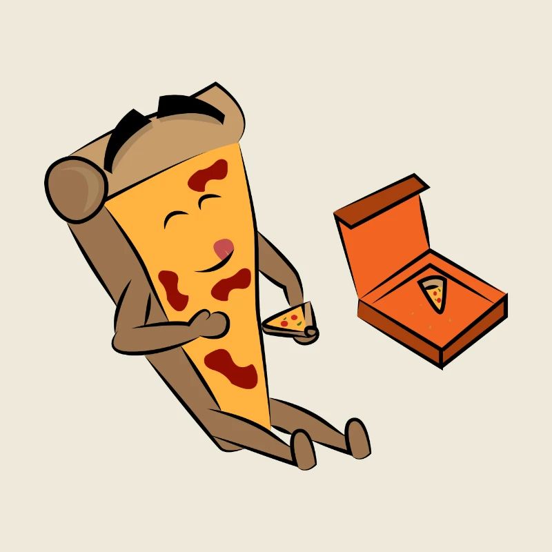 Pizza eats pizza gift food