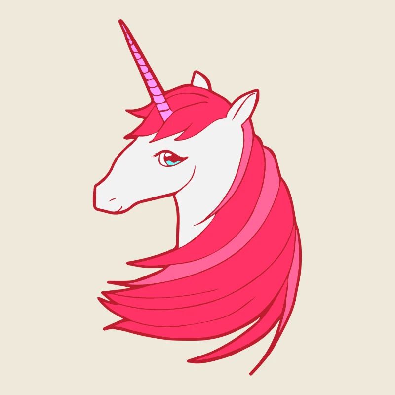Das rote letzte Einhorn
