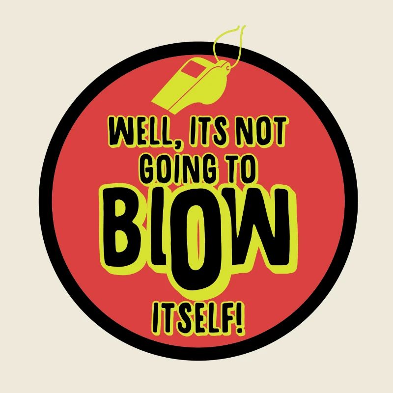 Referee shirt with whistle