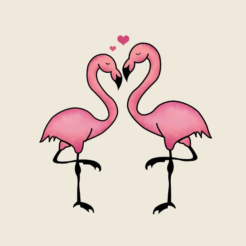 flamingos Liebe