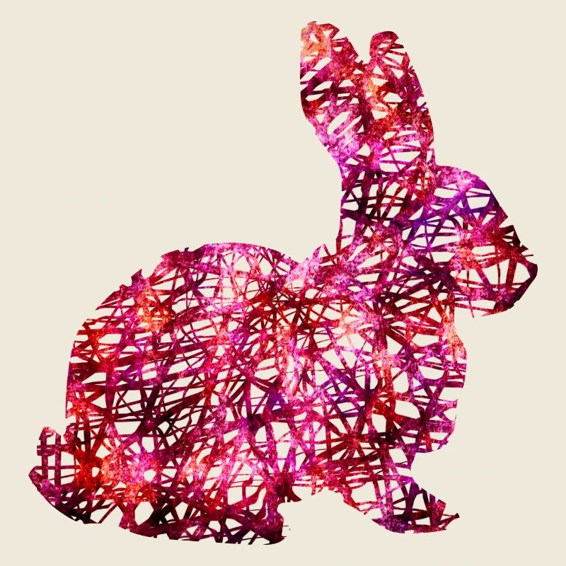 Lapin Lapin de Pâques rose idée cadeau