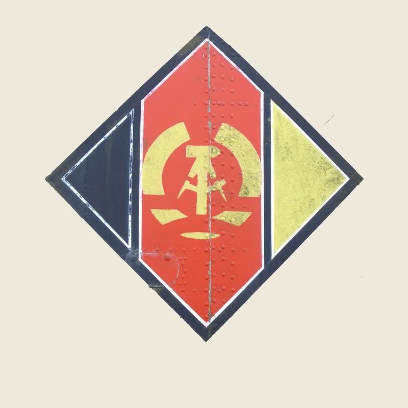 DDR verrottetes Schild Geschenk Idee