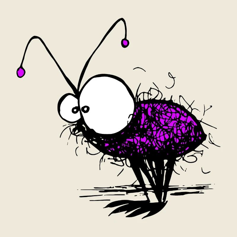 Mayfly Funny illustration