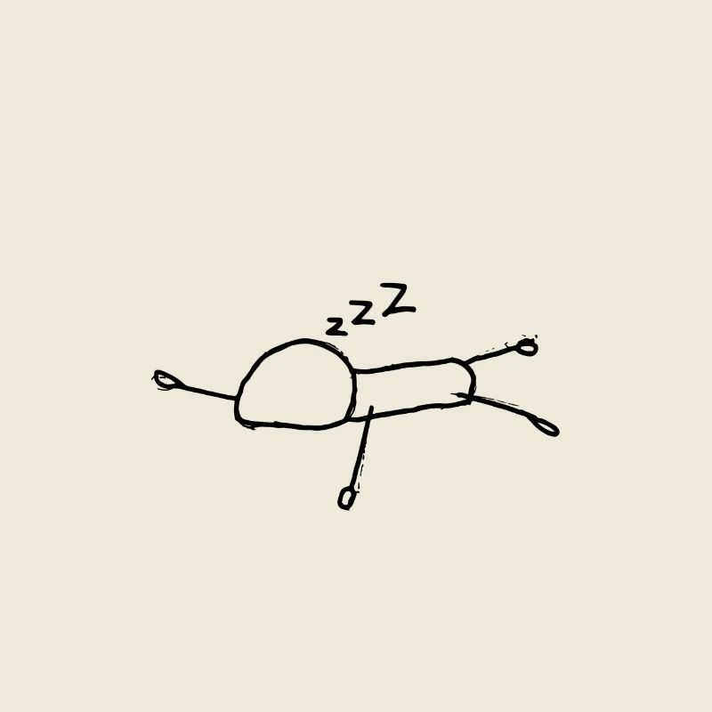 lass mich bitte schlafen