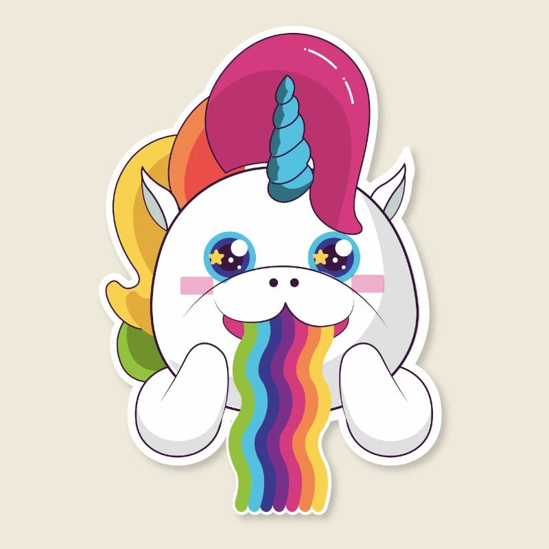 Unicorn arc-en-ciel